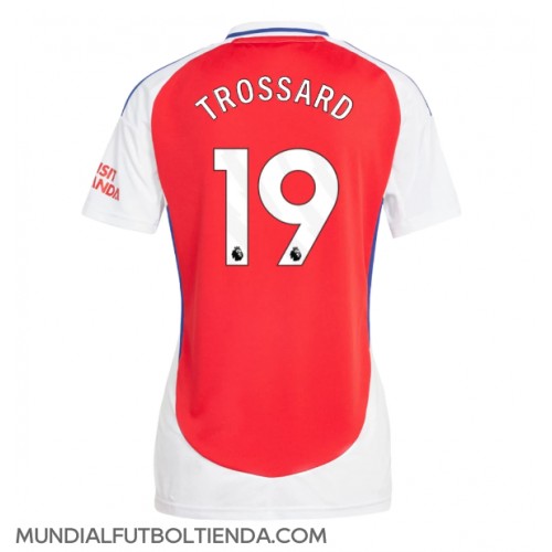 Camiseta Arsenal Leandro Trossard #19 Primera Equipación Replica 2024-25 para mujer mangas cortas